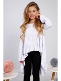 White girl\'s blouse with ruffles DZ8468 - Online store - Boutique